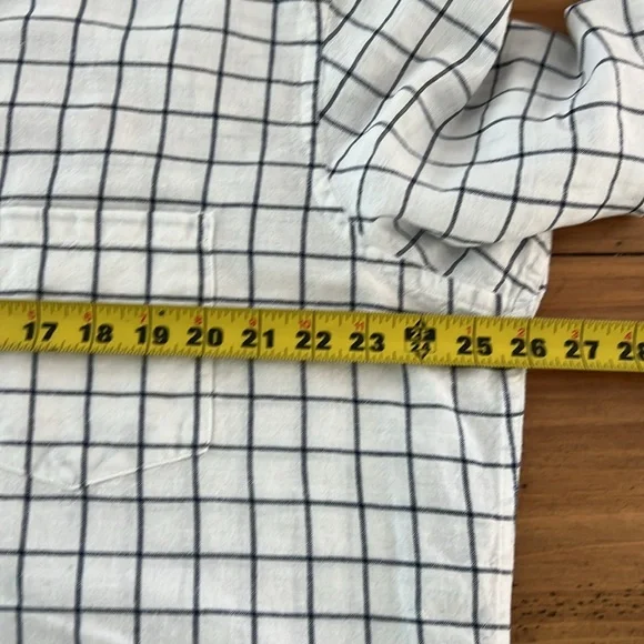 Banana Republic white and blue XL - Picture 9 of 12